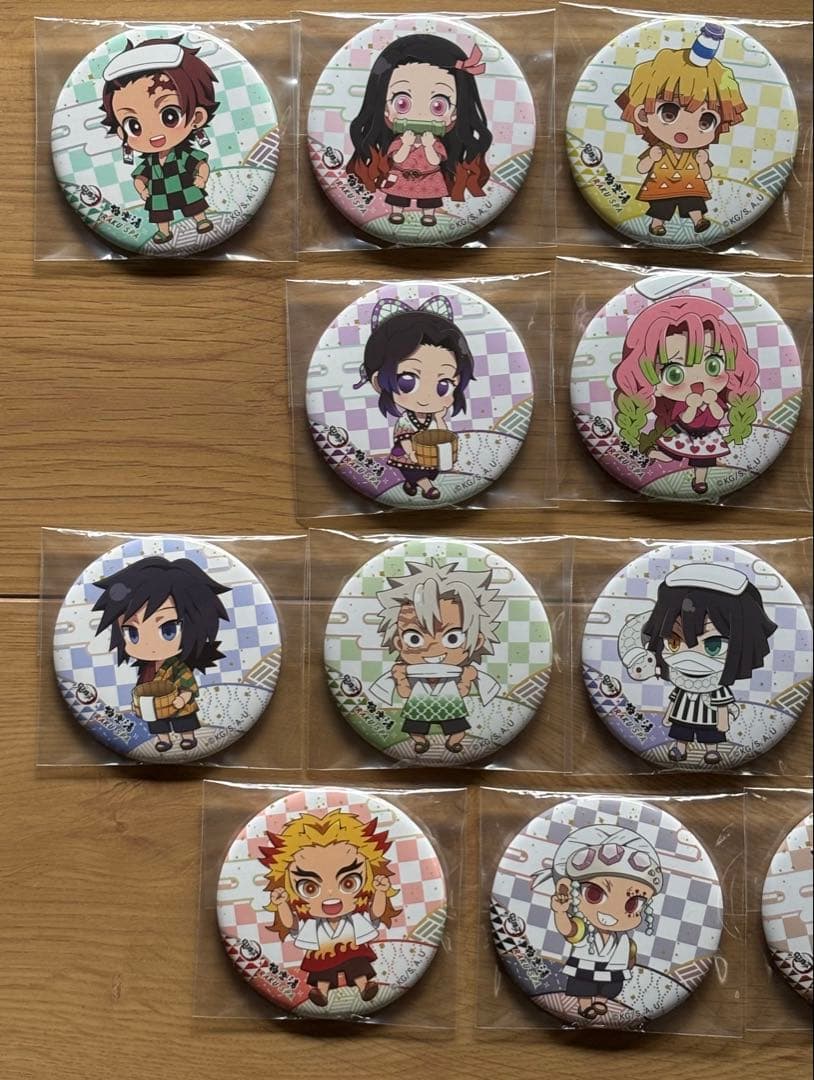 鬼滅の刃 極楽湯SD缶バッジコンプリートセットufotable集英社