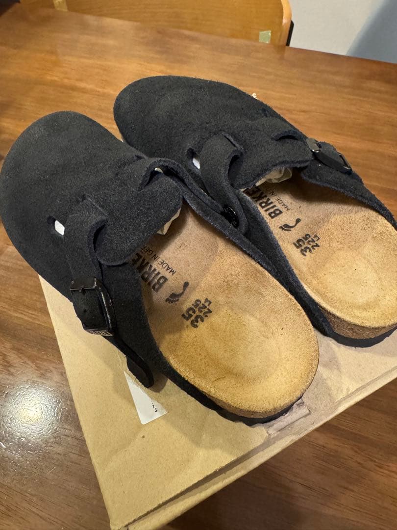 BIRKENSTOCK Boston 35 ブラック ビルケン ボストン