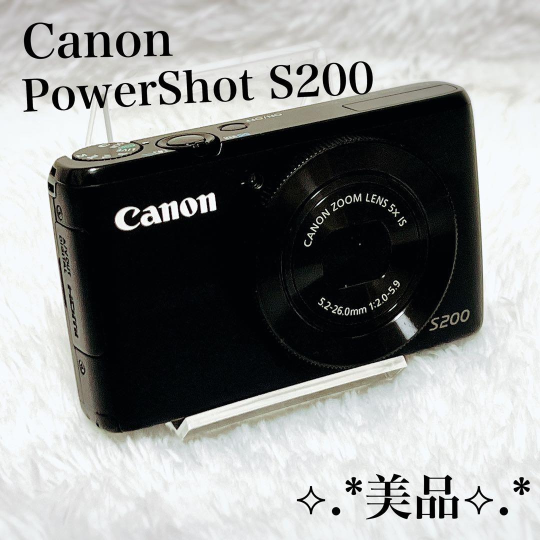 【極美品】Canon PowerShot S200 コンデジ WiFi デジカメ