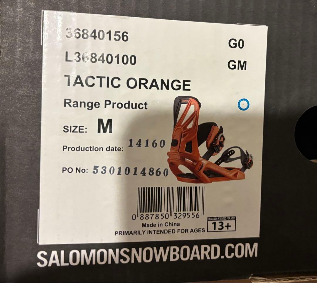 SALOMONスノーボードバインディング　 TACTIC Mサイズ