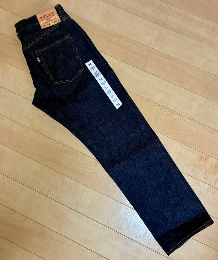 UES 400T 日本製セルビッジデニム 34インチテーパード