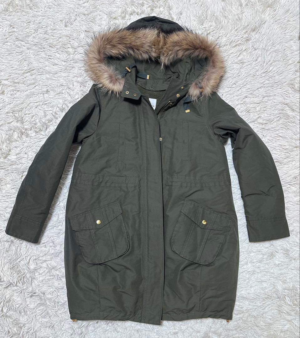 新品未使用タグ付 LANVIN en Bleu ボアライナー付モッズコート 38