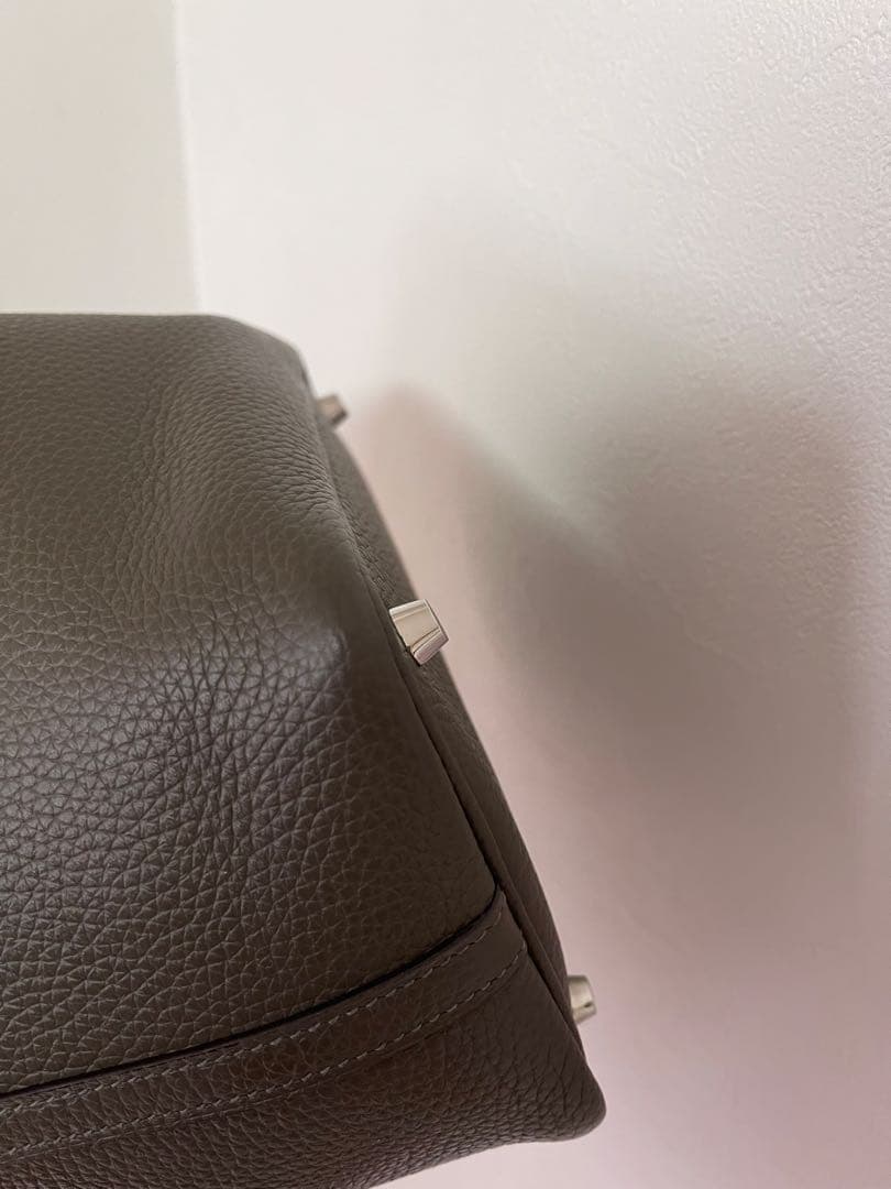 専用　本革ハンドバッグ　キューブバッグ　バケツ型バッグPM手縫い