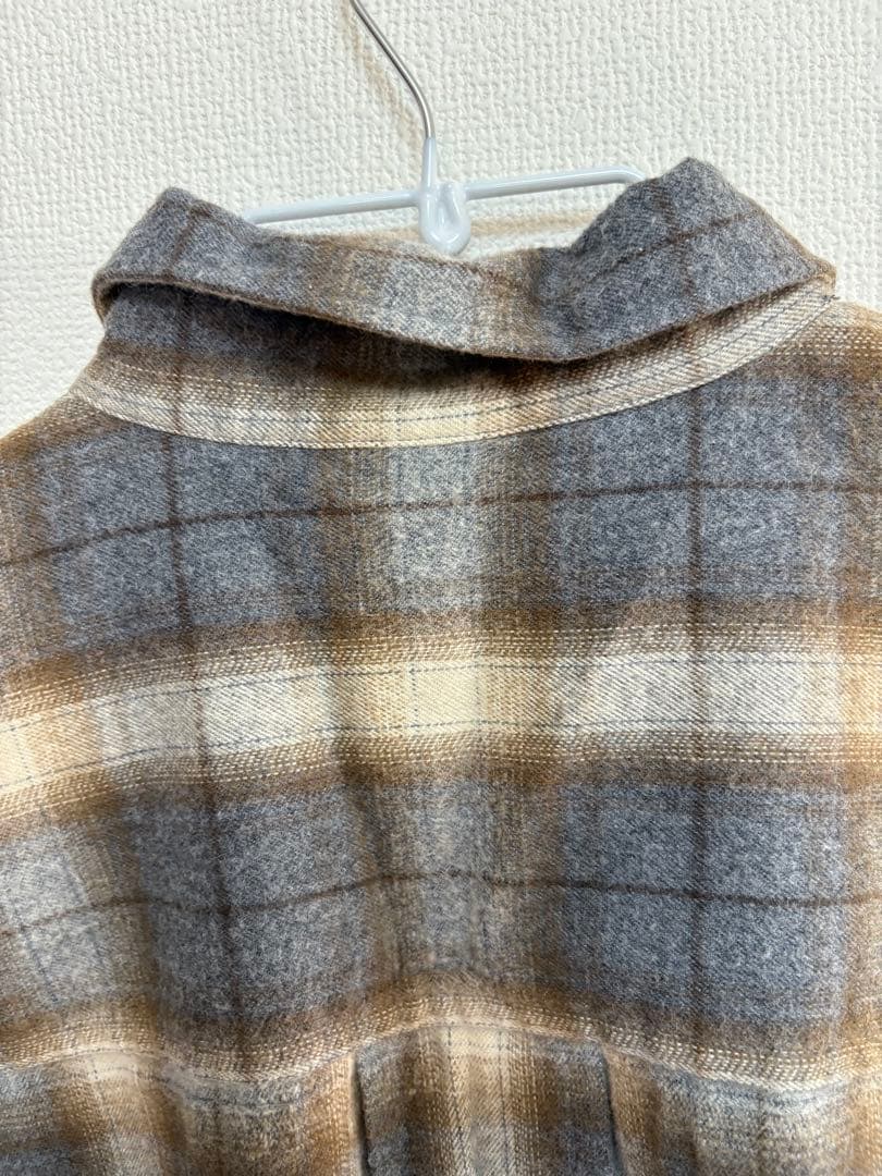 極美品✨️【Whim Gazette】シャギー チェック シャツ サイズフリー