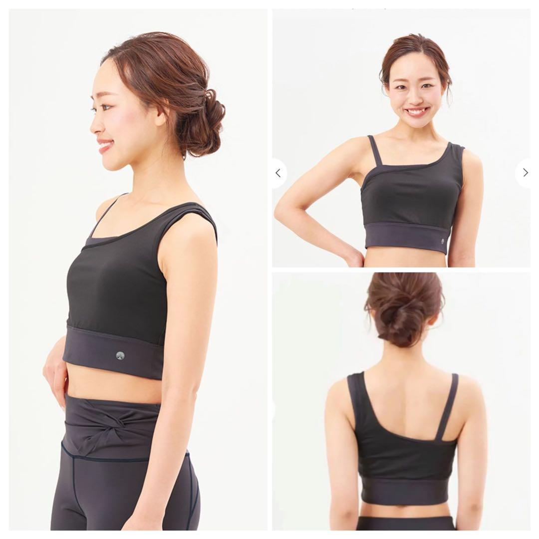 LAVA SUKALA ecoアシンメトリーブラトップ&レギンス 上下セットS