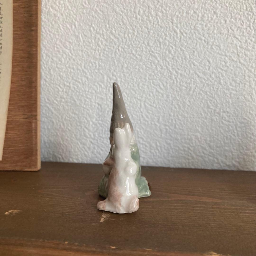 北欧ヴィンテージ【珍】優しいお色味のトムテたち（リス/ウサギ/ハリネズミ）セット