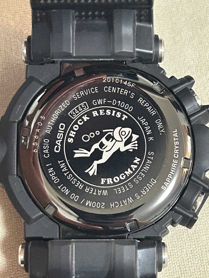 CASIO G-SHOCK GWF-D1000-1ER フロッグマン 海外仕様