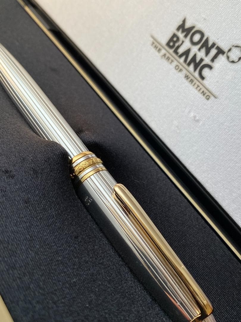 超美品 モンブラン ソリテール スターリングシルバー 925 ボールペン箱付き