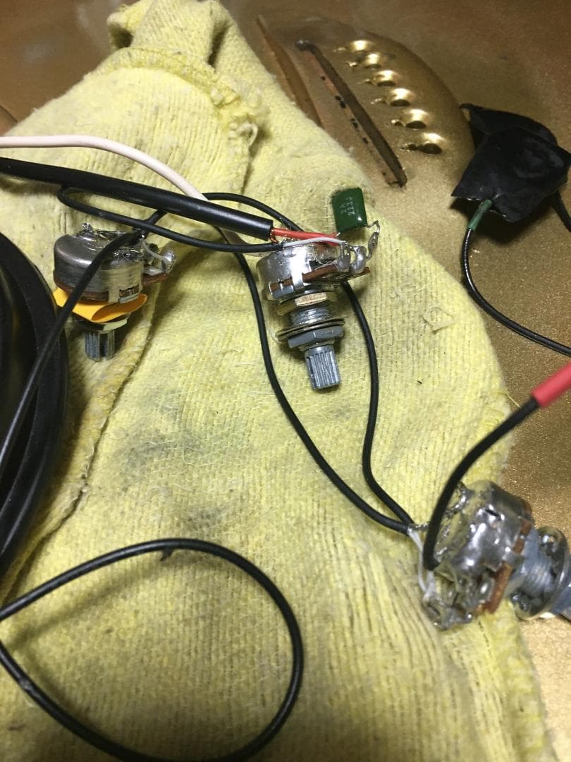 Apx8s 雑gold塗装 究極の改造！アコギ・エレキ化　調整済は動画！