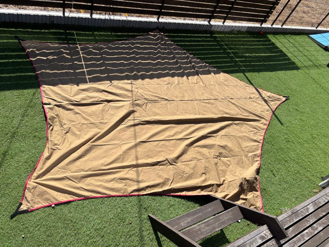 テンマクデザイン　ムササビウイング13ft.TC 焚き火version