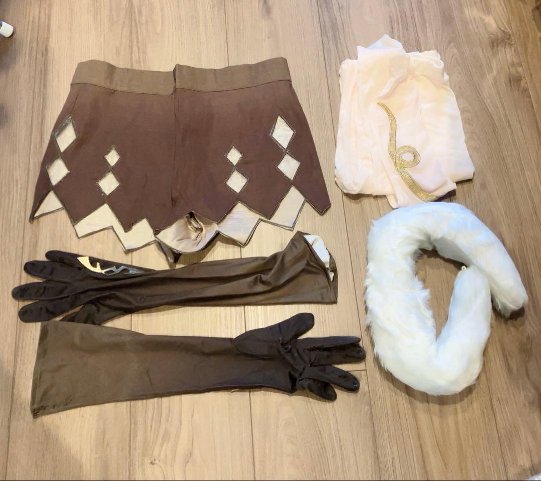 【値下げ】原神 凝光 コスプレ衣装 三分妄想 Mサイズ ウィッグ付き