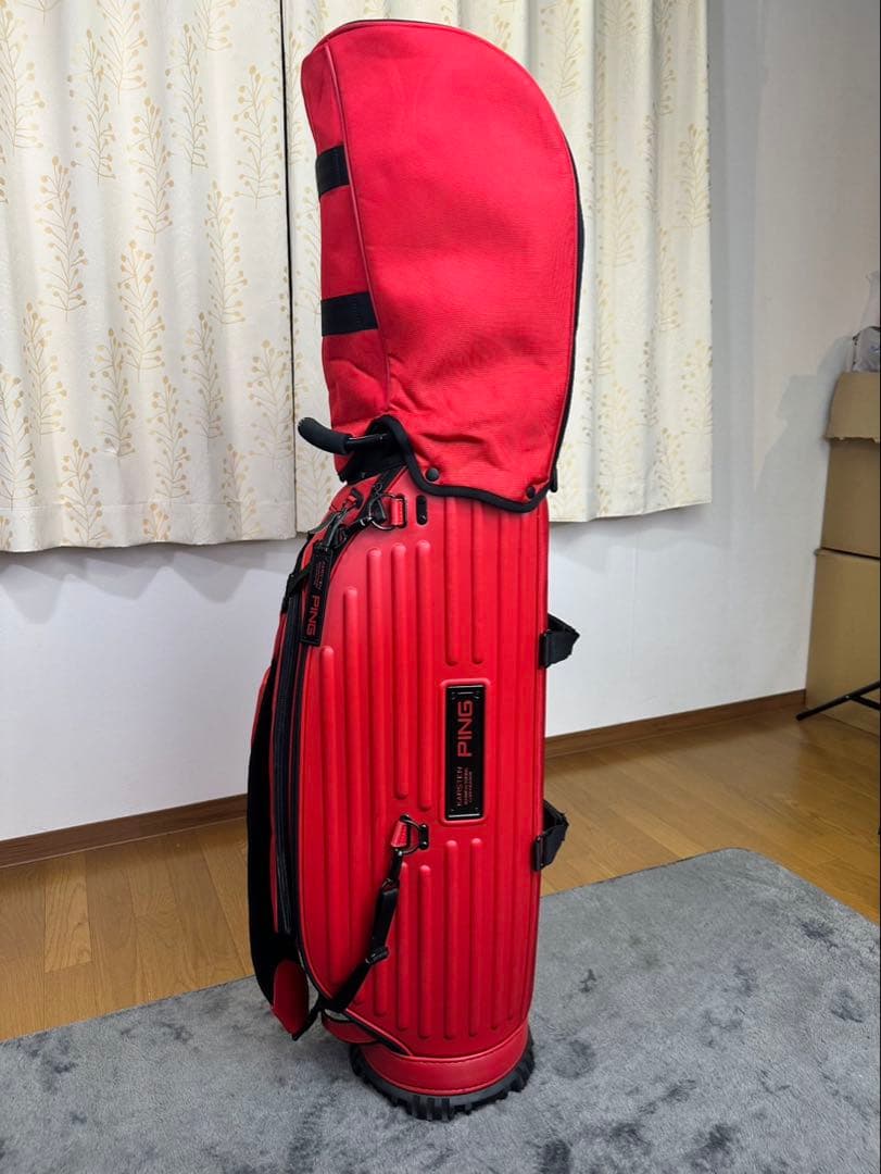 PING ピン キャディバッグ ワンポケット 9.5型 約4.9kg レッド