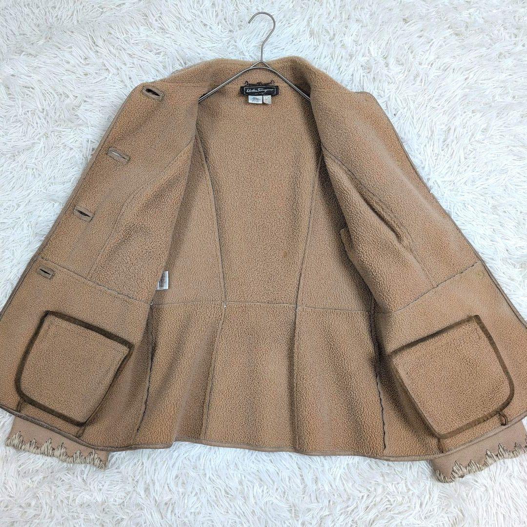 サルヴァトーレフェラガモ　レディース　レザージャケット　ガンチーニ　イタリア製