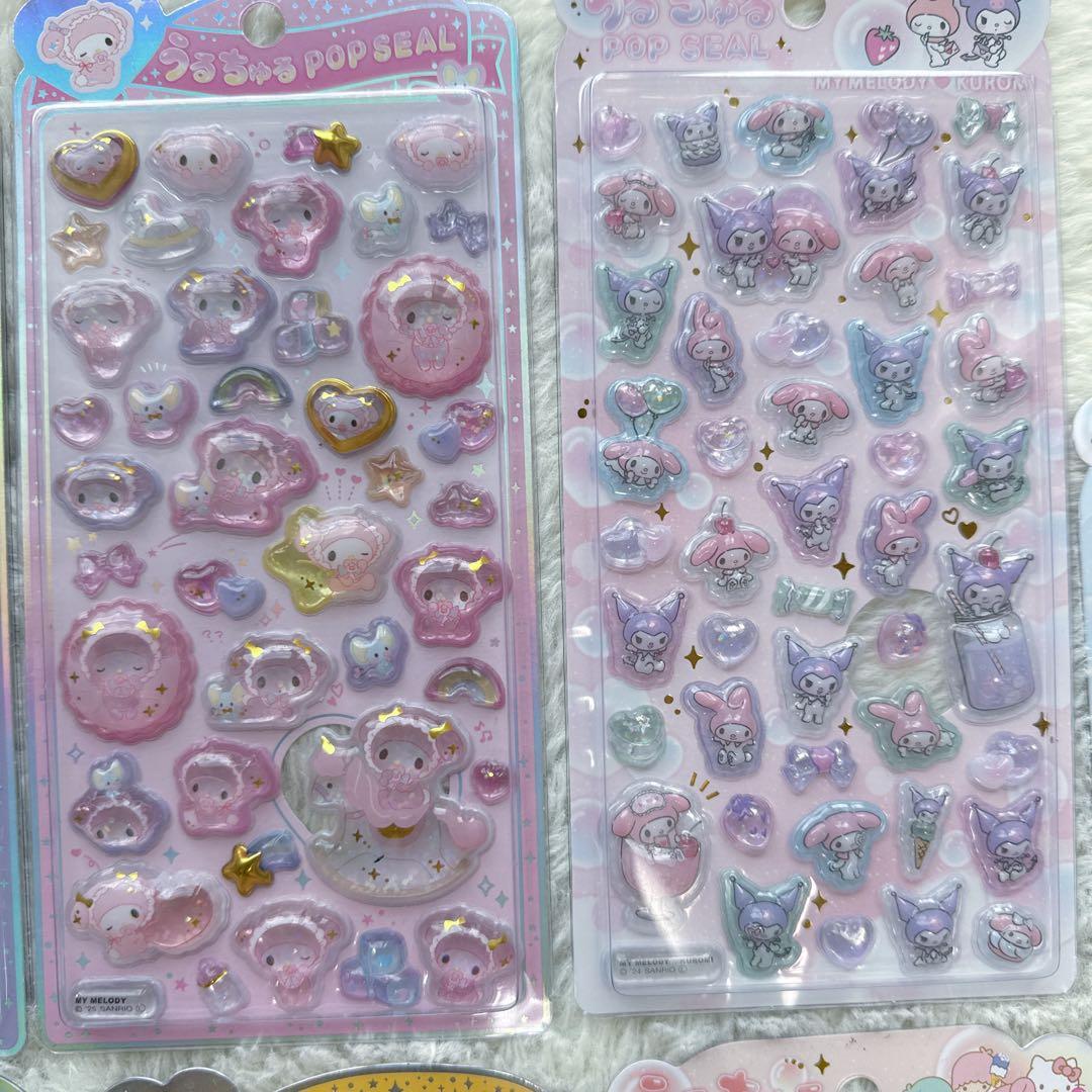 【正規品】うるちゅるポップシール サンリオベビー コンプリート 9枚