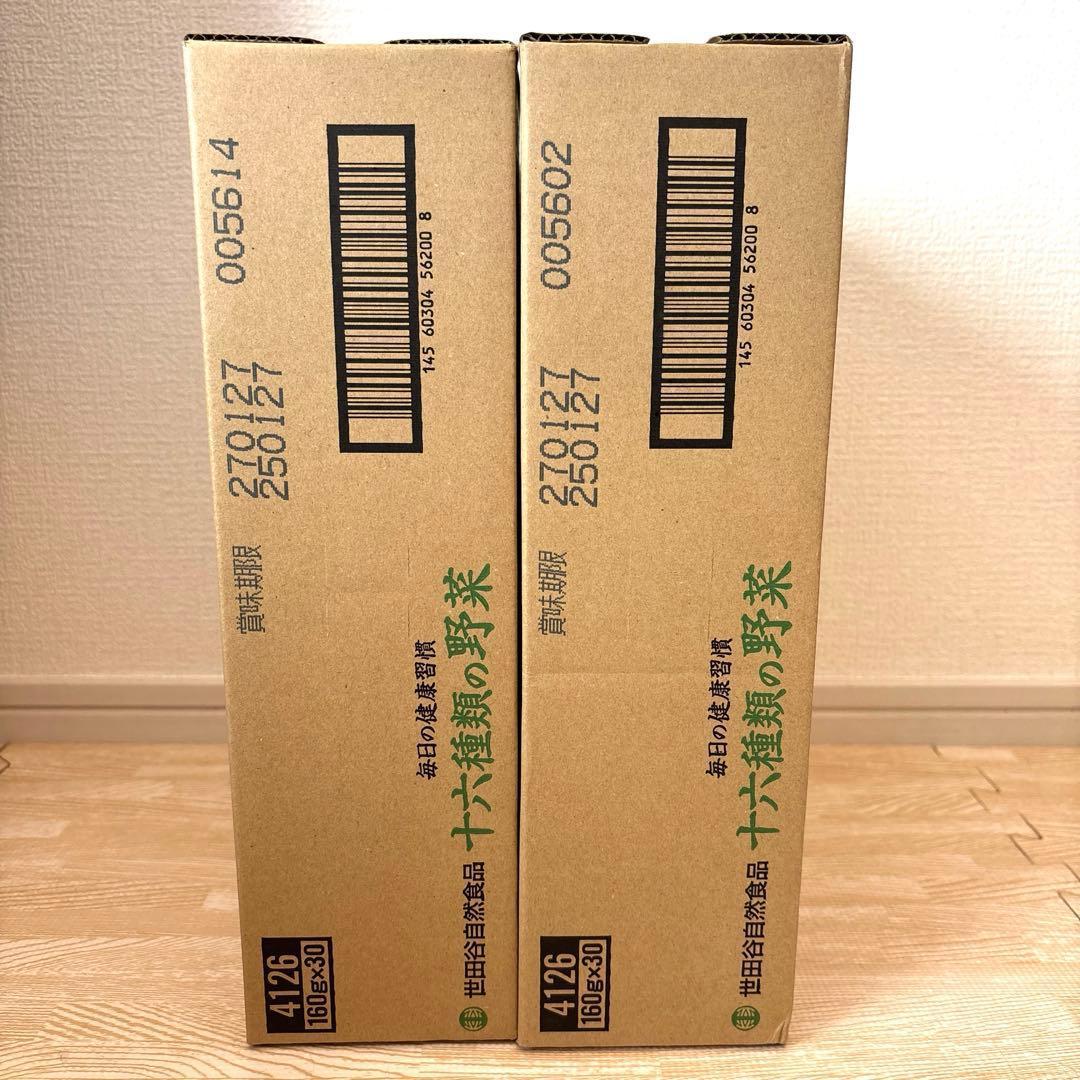 世田谷自然食品　十六種類の野菜160g×30缶 2箱