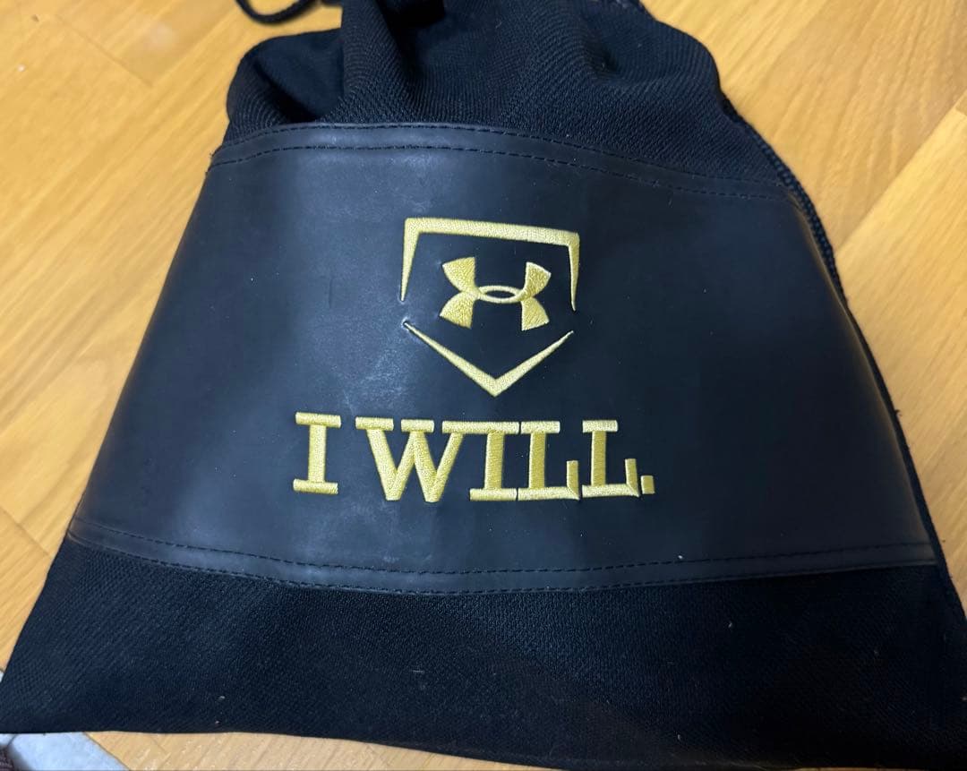 Under Armour 硬式野球グローブ イエロー 収納袋付き