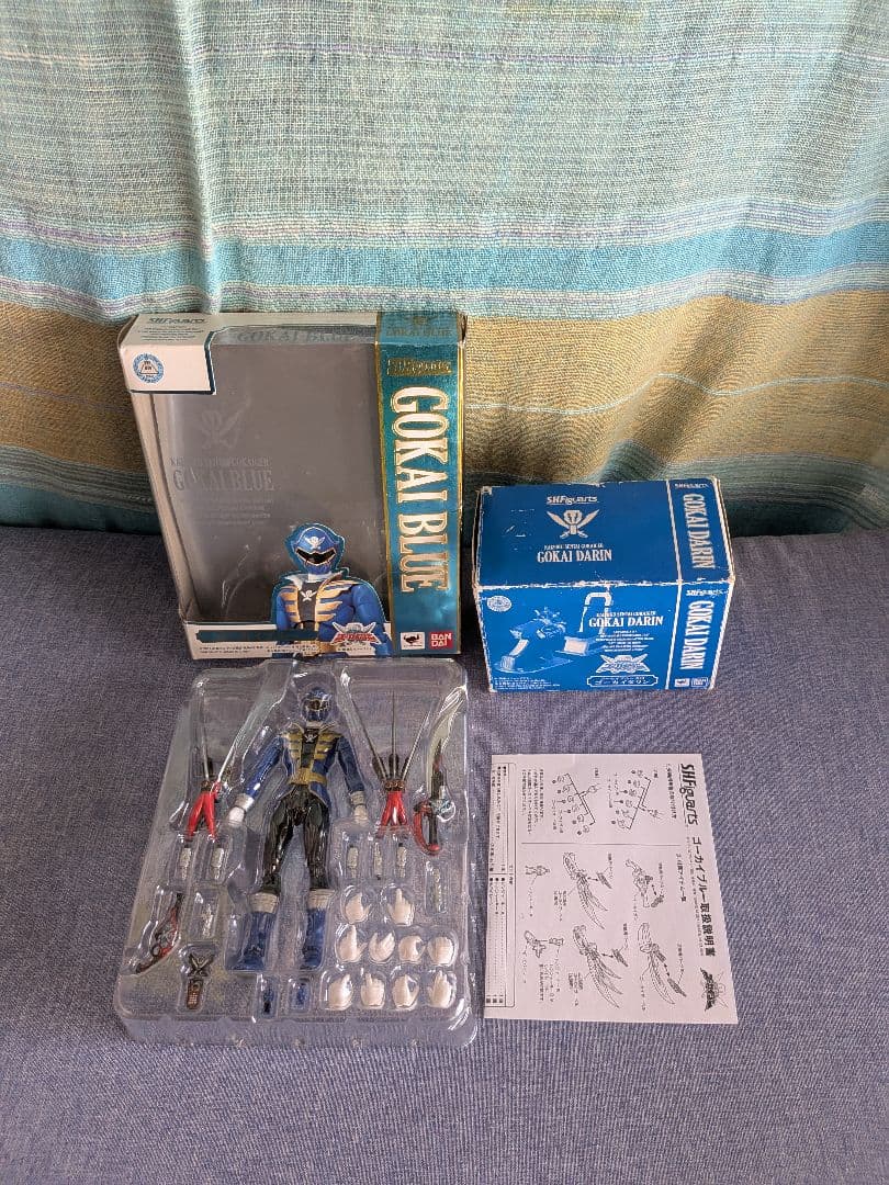 S.H.Figuartsゴーカイジャー レッド·ブルー 初回限定2個付きセット