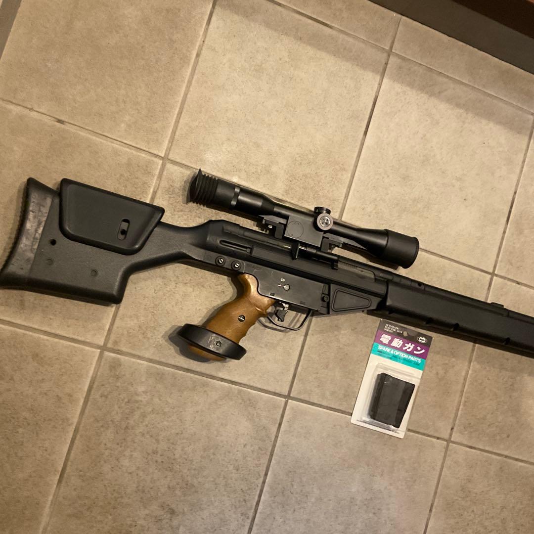 86m/s東京マルイ純正電動ガンスナイパーライフルPSG-1良品メンテ済み