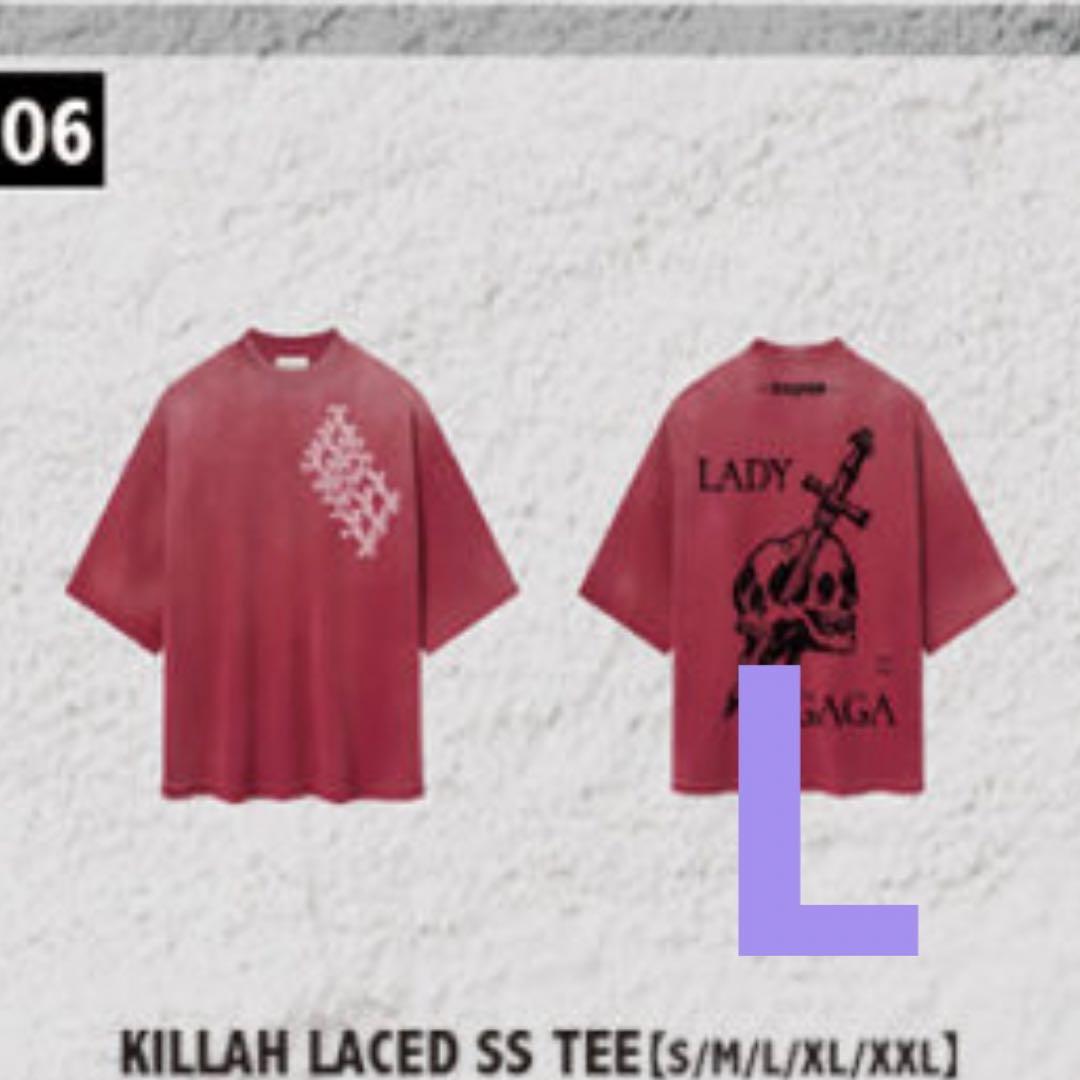 レディーガガ　KILLAH LACED SS TEE Lサイズ