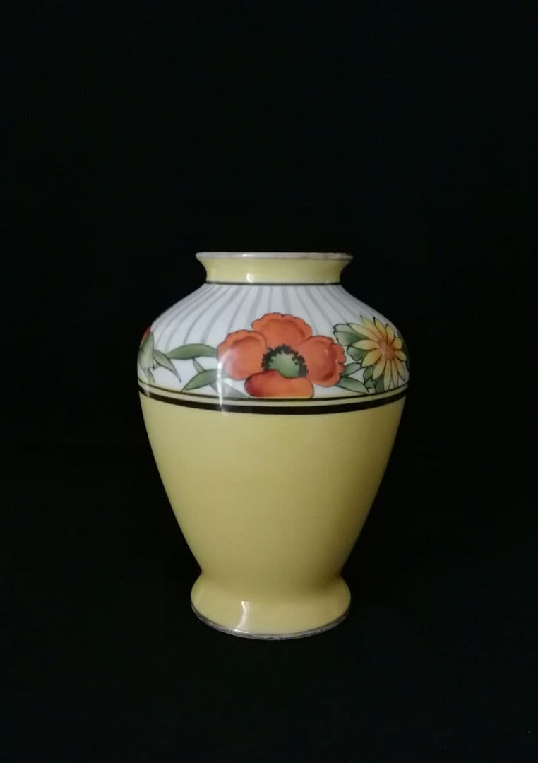 逸品　大正ロマン　オールドノリタケ　花瓶　花生け　アンティーク　M印　和骨董