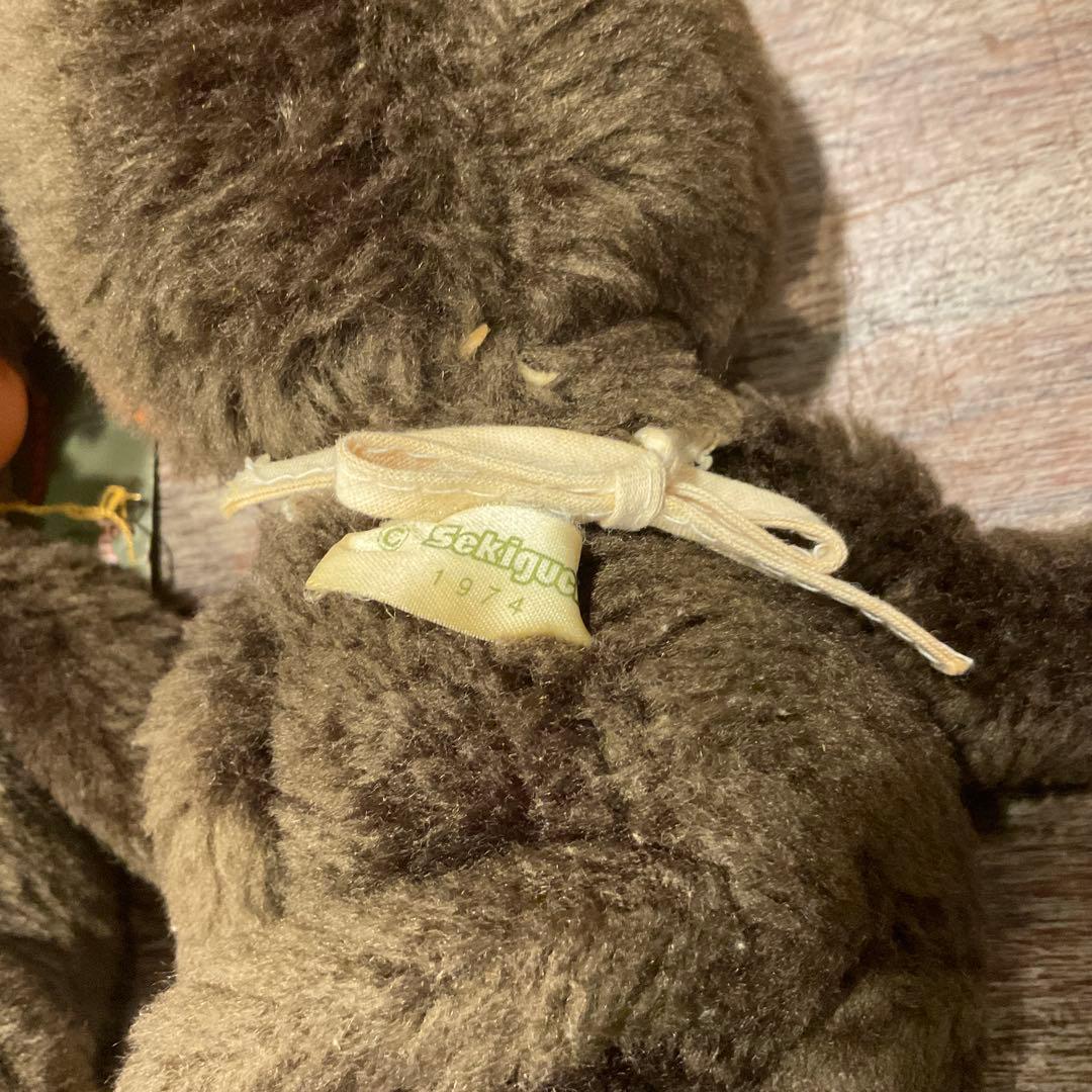 昭和レトロ 初代 ふた子のモンチッチ 当時物 1974 セキグチ ブルーアイ