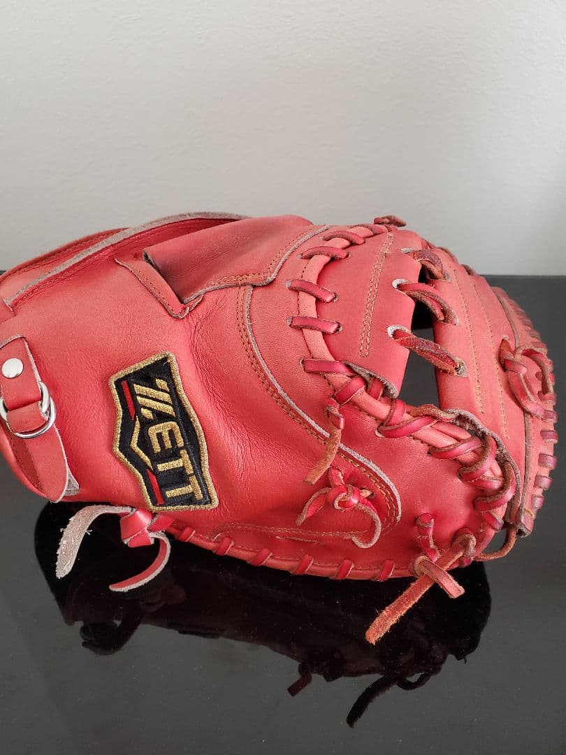 ZETT キャッチャーミット　PROSTATUS 軟式　　刺繍無し　サブ硬式可能