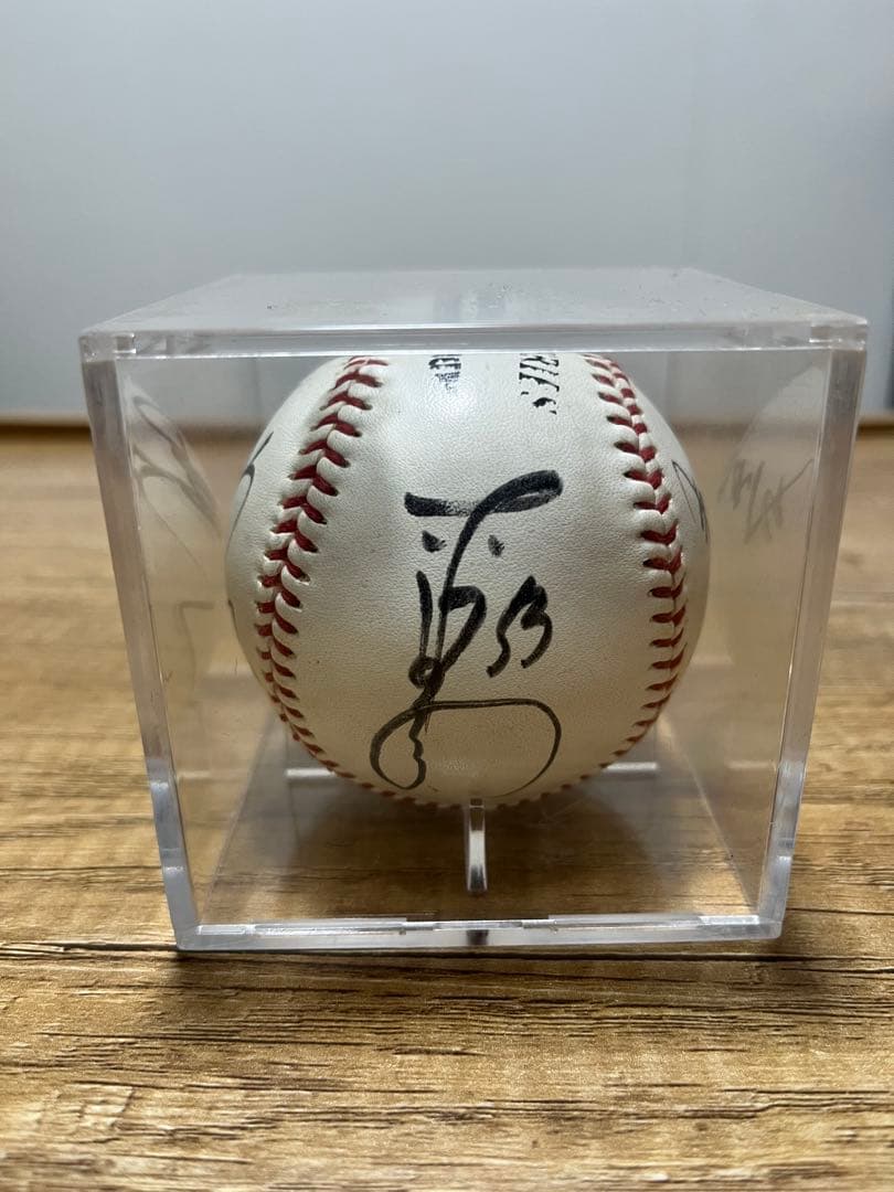 サイン入り公式野球 3つのサイン付き