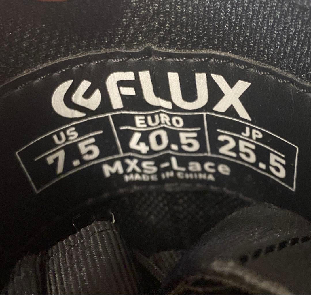 【美品_即日発送】FLUX スノボブーツ MXS-Lace 25.5cm