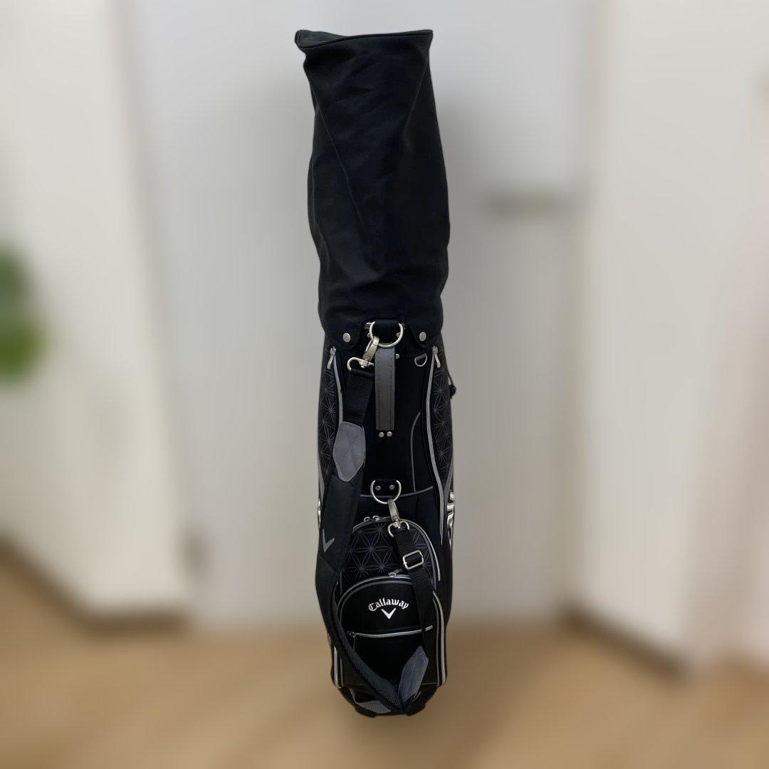 【美品】Callaway Solaire キャディバッグ 黒/グレー