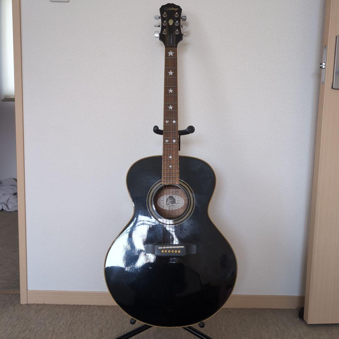 Epiphone ブラックアコースティックギター