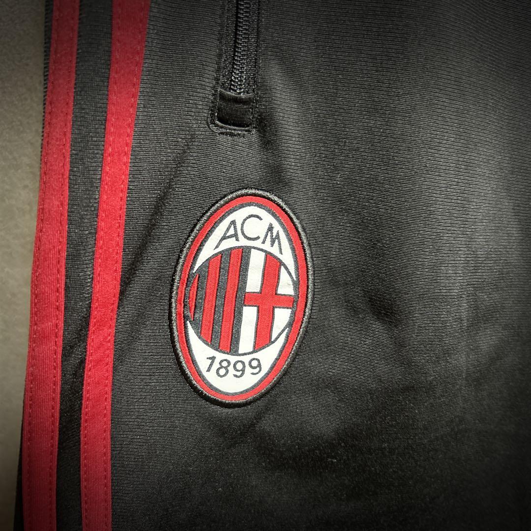 あ*様 セットアップ adidas トラックジャケット ACミラン 赤×黒×白