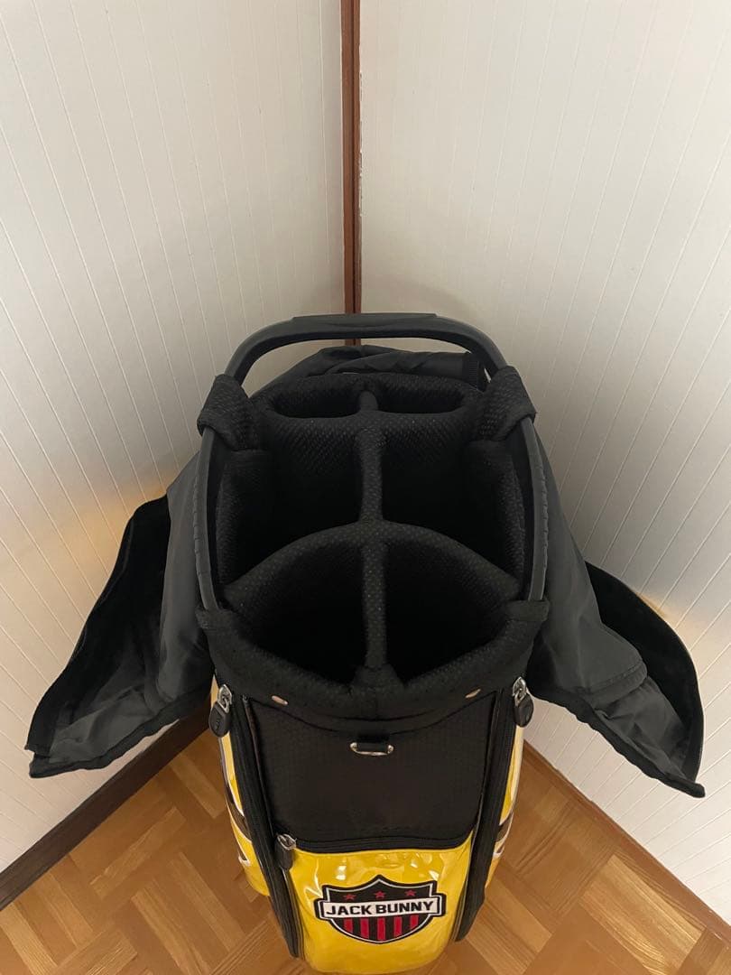 JACK BUNNY イエローゴルフバッグ