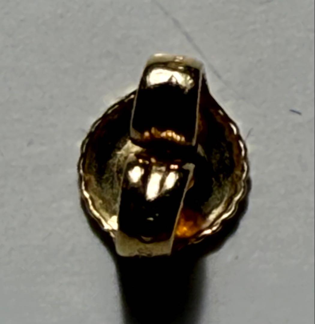 R*長様 片耳用 ティファニー K18 バイザヤード ダイヤ ピアス　極美品