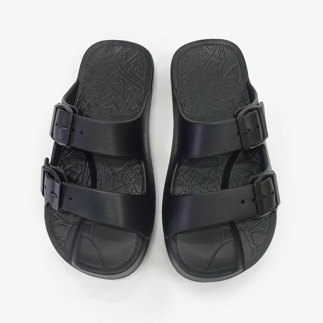 即購入可！ラクバキ racbaki イージーサンダル ラップ ブラック Lサイズ