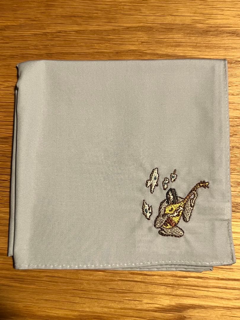 【5点】映画『犬王』　刺繍入りハンカチ　犬王
