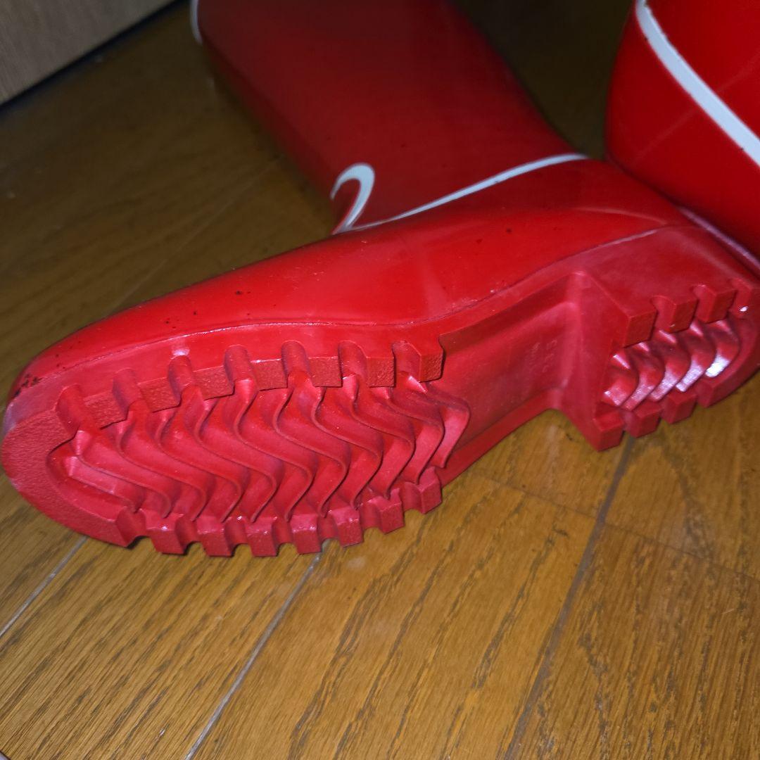 ヴィンテージ　レインブーツ　ラバーブーツ　バスクラフト　レッド