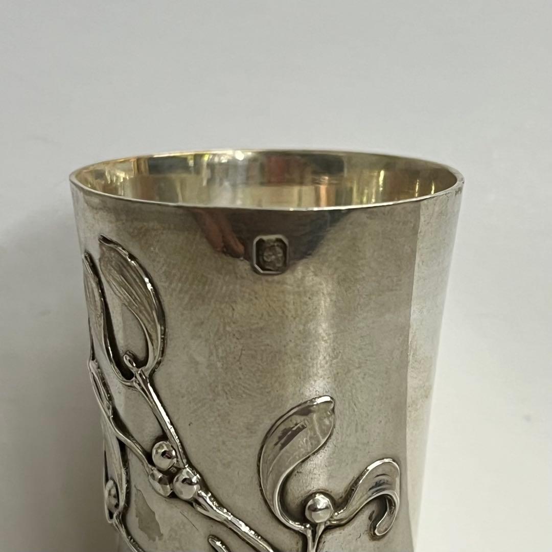 フランス　パリ　アンティーク　シルバー　銀製　リキュールカップ