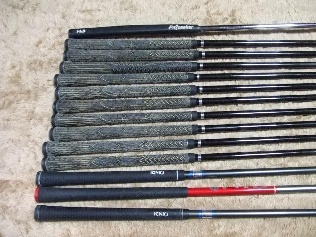 男性用ゴルフセット。IGNIOゴルフバック付 1Wはデカヘッドです。