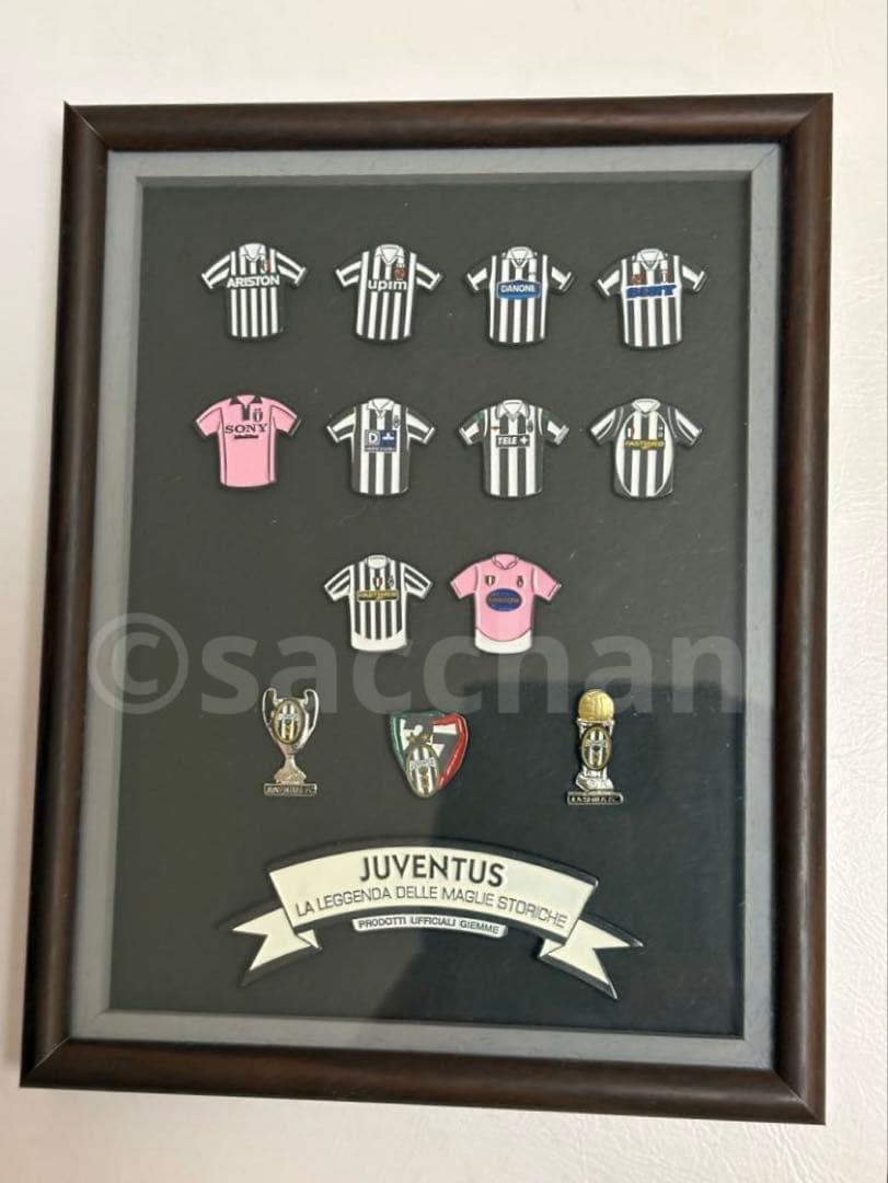 【お値下げ】JUVENTUS ユベントス　歴代ユニフォームピンバッジセット