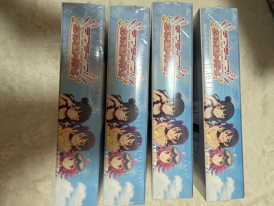 ラブライブ！オフィシャルカードゲーム ラブカ 未開封シュリンク付き 4box
