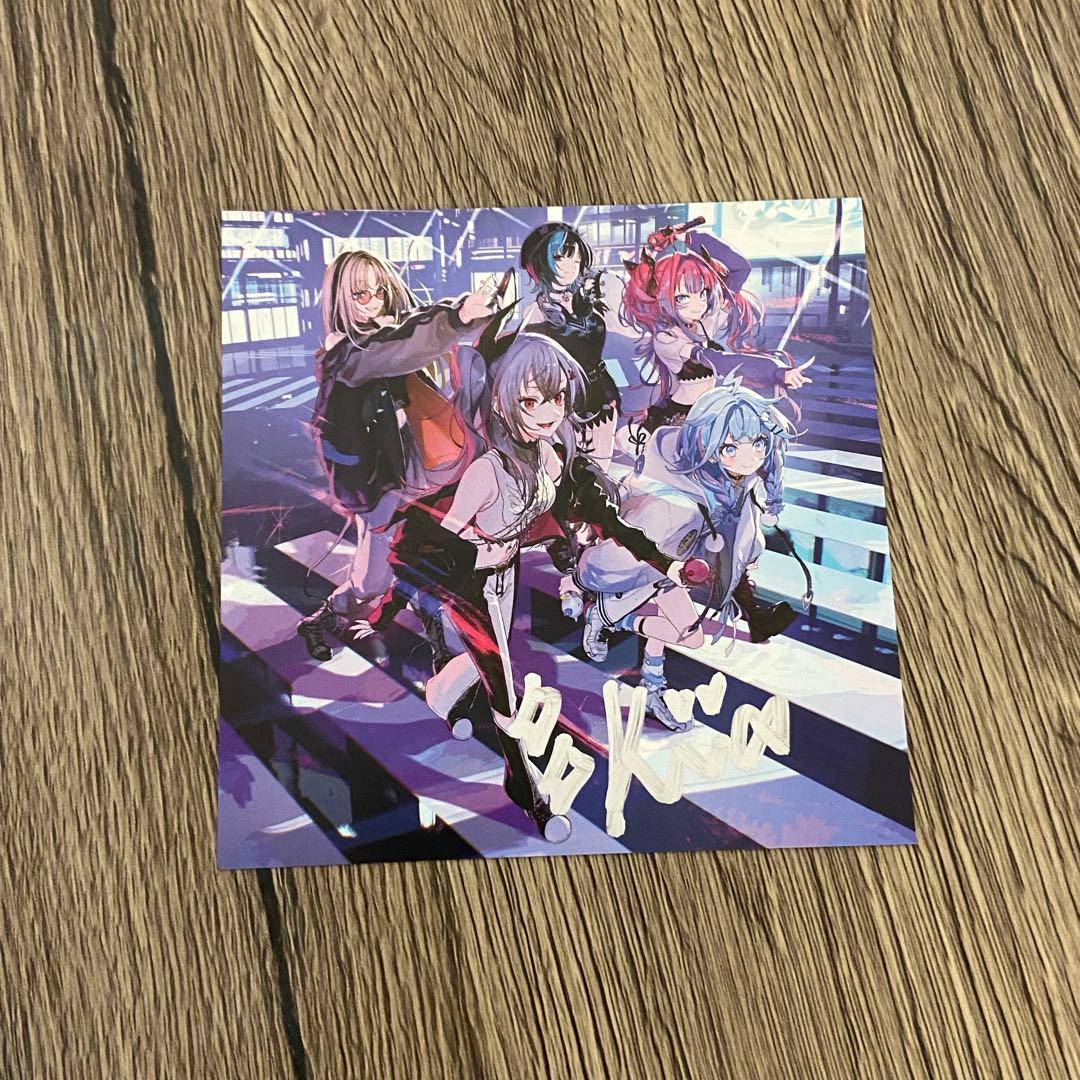 綺々羅々ヴィヴィ FLOW GLOW アルバム　EC数量限定盤　直筆サイン