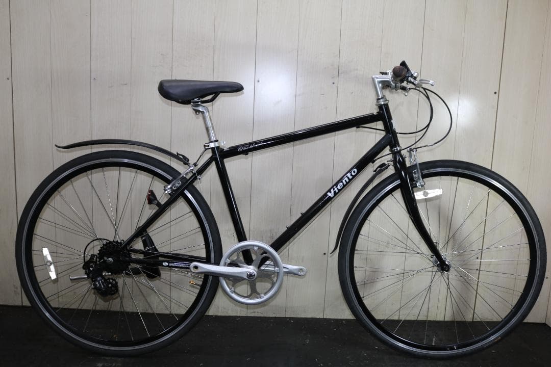 アニマートVIENTO 700C シマノ7速 430mm BLACKクロスバイク
