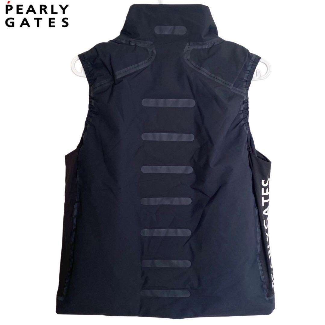 PEARLY GATES ネイビー ジップアップベスト　S