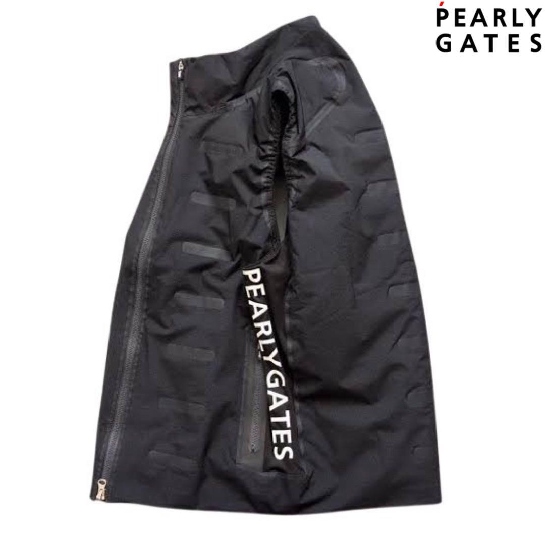 PEARLY GATES ネイビー ジップアップベスト　S