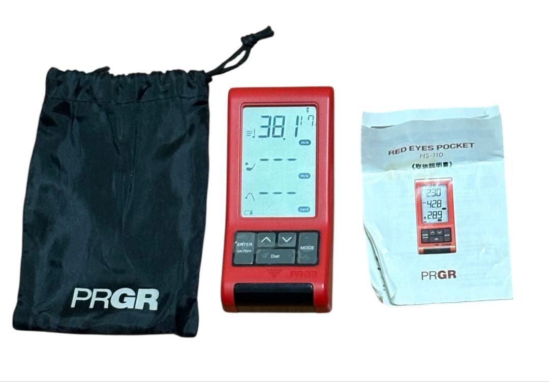 PRGR HS-110 レッドアイズ ポケット ヘッドスピード測定器