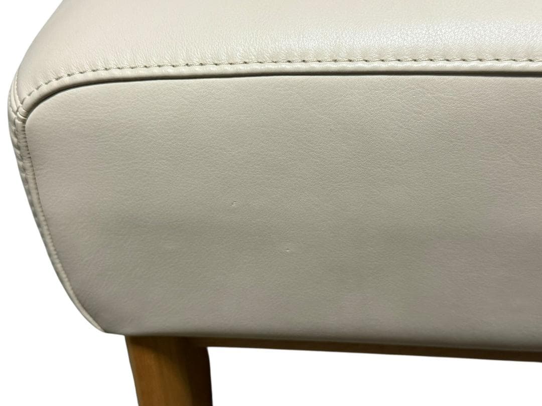 ◻karimoku カリモク オットマンのみ 本革張り ZU4856