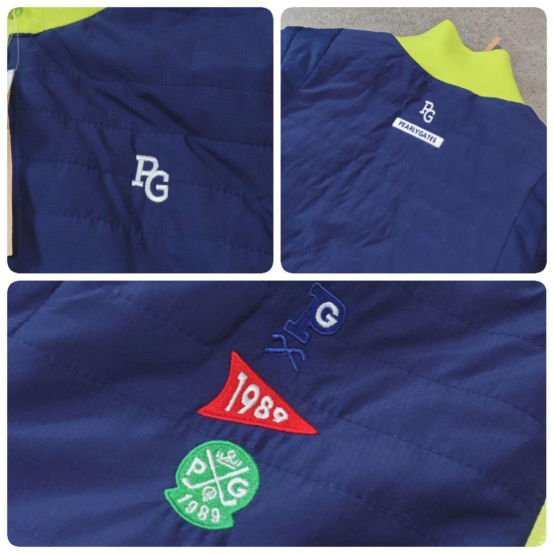 【パーリーゲイツ】リバーシブルストレッチ4Wayブルゾン ジップアップジャンパー