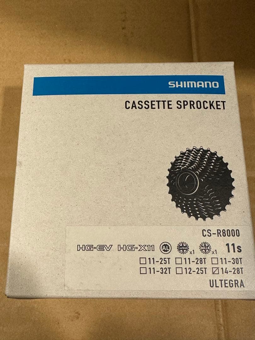 シマノ CS-R8000 ULTEGRA スプロケット 14-28T 11速