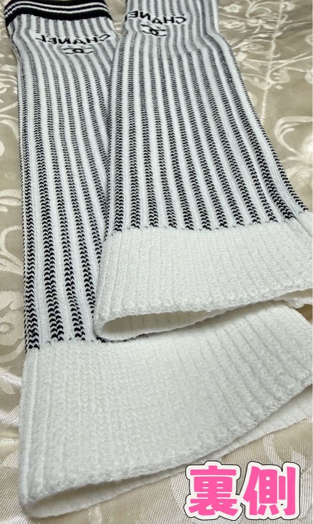 ⭐️新品⭐️CC 24C レッグウォーマー ゲートル ココマーク リブニット
