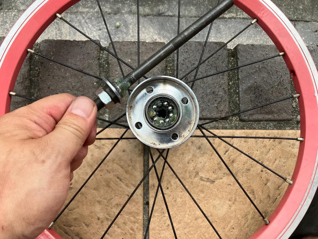 ブリヂストン レベナ ジュニア自転車 黒赤【埼玉引取限定】